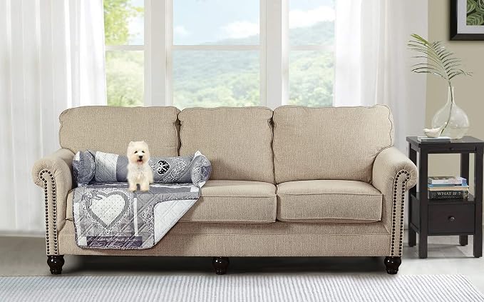 Brilliant Sunshine Quilted Calming Dog Bed Mat, Removable Washable Cover - Image 3