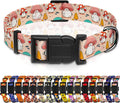 Dog Collar, Cute Cartoon Mushroom Boys Girls Puppy Collar by Seyezo