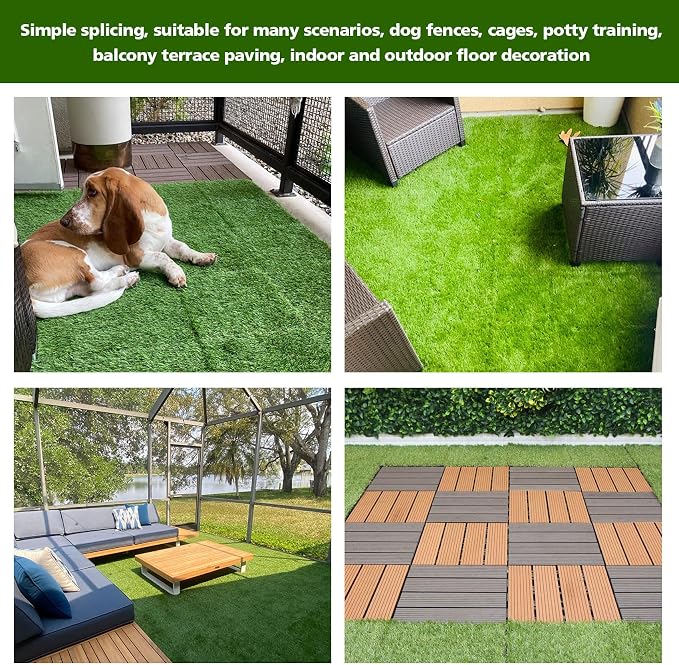 XLX TURF Interlocking Fake Grass Tiles - Image 7