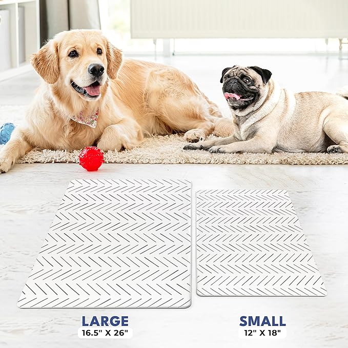 NALALAS Dog Mat for Food and Water, Cat Feeding Mat | Waterproof Dog Bowl Mat | - Image 6
