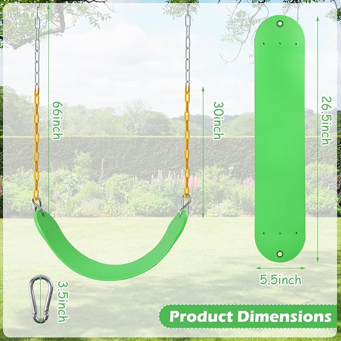 Sunnyglade 2PCS Swings Seats Heavy Duty - Image 5