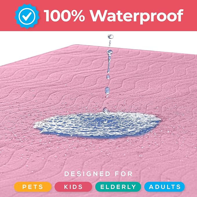 Utopia Bedding Washable Underpads 34" x 52", Waterproof Reusable Heavy - Image 6