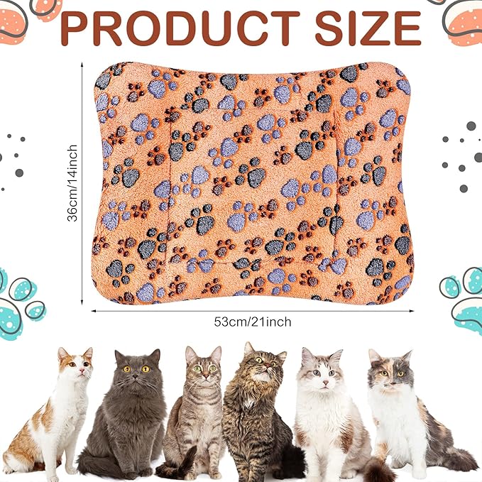 Tuanse 4 Pack Ultra Soft Dog Cat Bed Mat Small Animal Guinea Pig Bed - Image 3