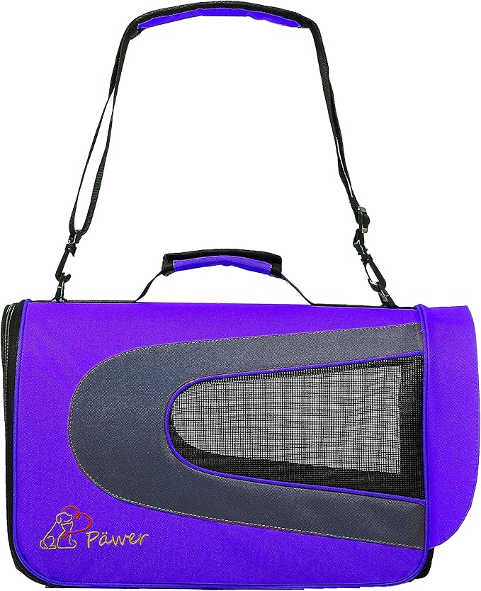 Pawer 18” x 11”x 11” Soft-Sided Foldable Airline Approved Pet Carrier by P%C3%84WER