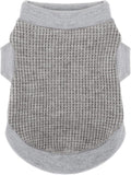 Cozy and Functional Dog Shirts for Small Puppies: Stretchable Grey Attire by Paiaite