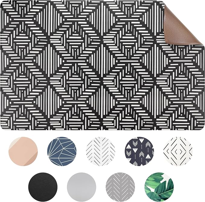 NALALAS Dog Mat for Food and Water, Cat Feeding Mat | Waterproof Dog Bowl Mat | by NALALAS