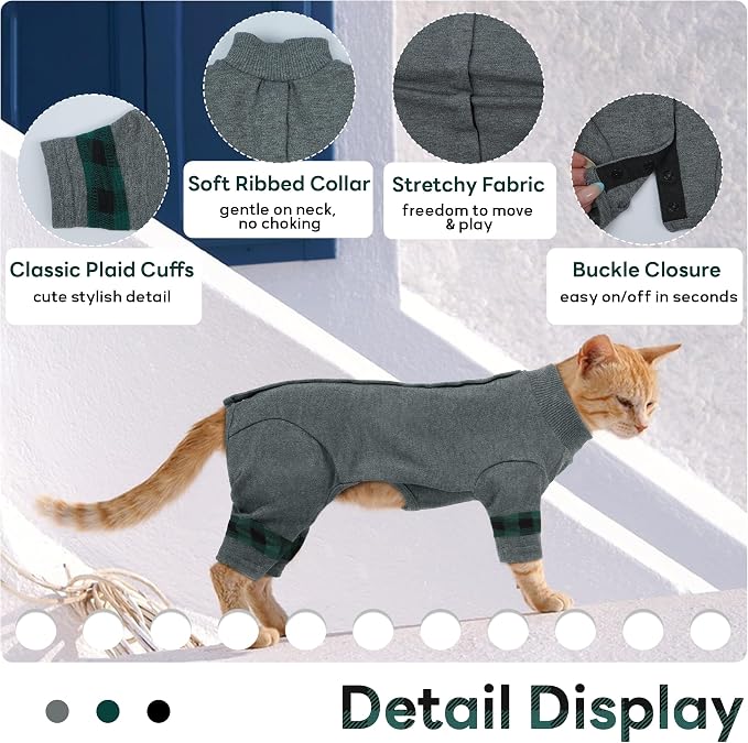 PUMYPOREITY Easy-On Cat Shirt, Soft Stretchy Cat Sweater - Image 2