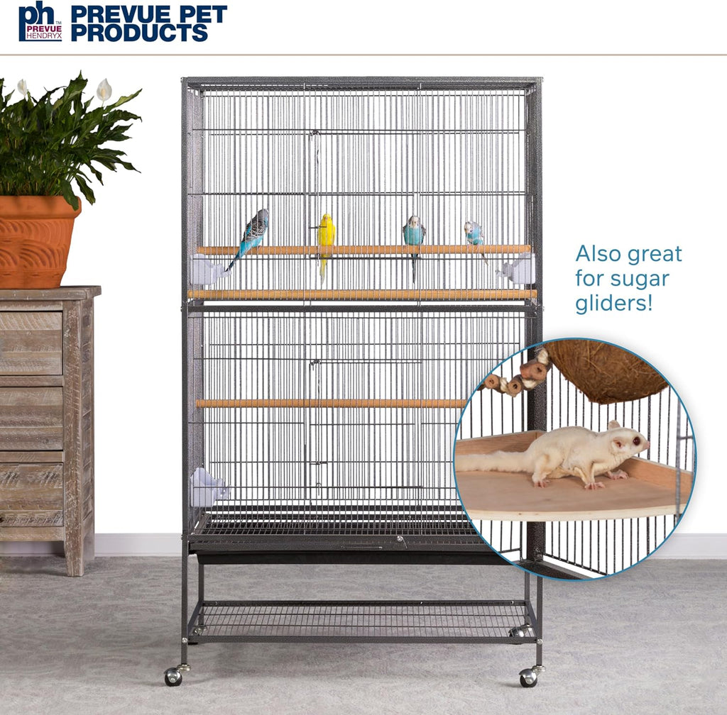 Prevue Pet Products Steel Bird Flight Cage with Wheels - GlobalHabitat Supply
