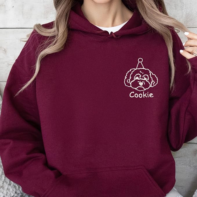 Custom Pet Sweatshirts with Photo and Name, Personalized Dog Sweatshirt - Image 6