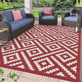 GENIMO Outdoor Rug for Patio Clearance, Lightweight Waterproof RV Camping Mat by GENIMO
