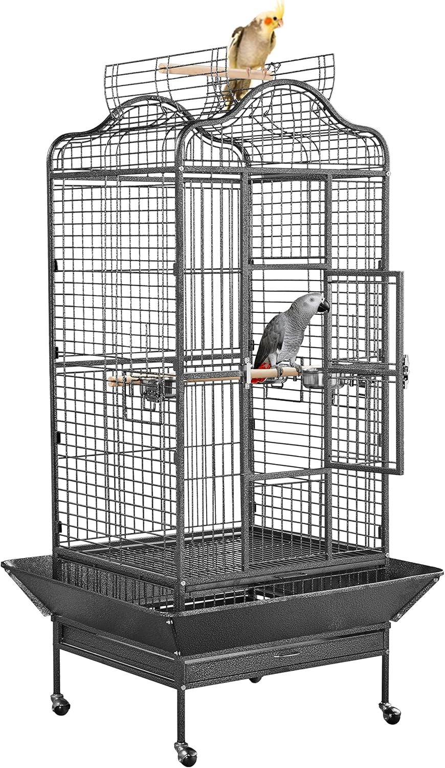 Yaheetech Extra Large Bird Cage 63'' Open Play Top Bird Cage for - GlobalHabitat Supply