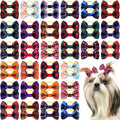 60 Pcs Cute Puppy Dog Hair Bows Small Bowknot Hair Bows by Shinylin