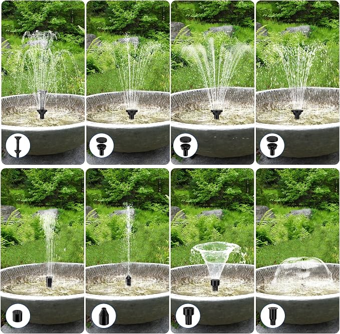 Biling 7.5W Solar Water Pump Outdoor, Solar Pond Pump Solar Fountain - Image 4