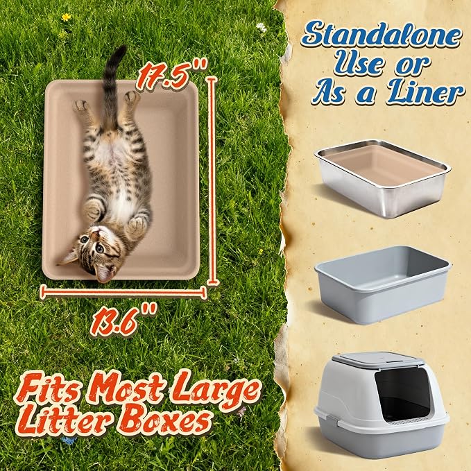 16-Pack Disposable Litter Boxes - Image 5