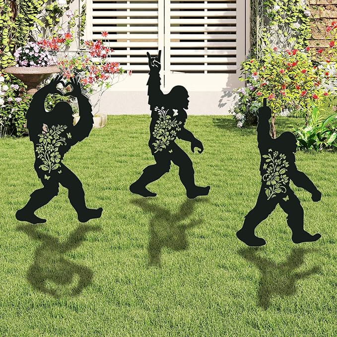 Bigfoot Metal Garden Stakes Yard Decor, Lawn Ornaments - Image 6