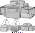 Top and 2 Sides Expandable Cat Carrier 18x13.5x9.5, TSA Airline Approved Dog by SHARLOVY