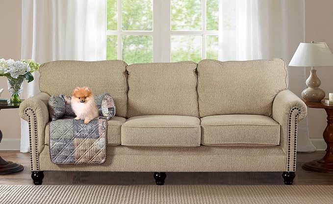 Brilliant Sunshine Quilted Calming Dog Bed Mat, Removable Washable Cover - Image 2