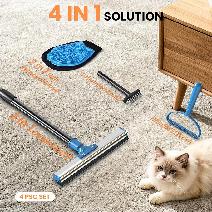 4-in-1 Pet Hair Removal Tool Set - Image 8