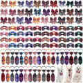 Reginary 100 Pieces Dog Bow Tie Collar Set Include 40 Dog Neckties, and 30 by Reginary
