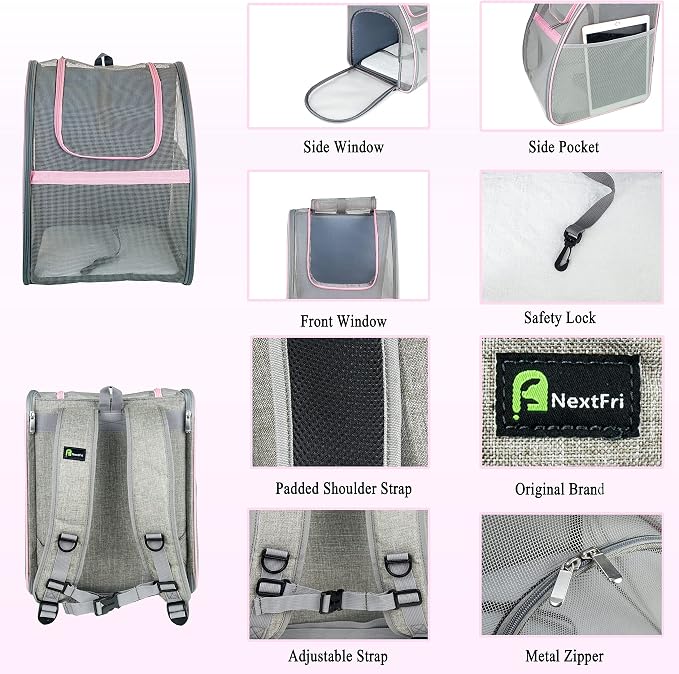 Pet Carrier Backpack, Ventilated and Breathable - Image 3