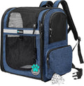 PetAmi Dog Backpack Carrier for Small Large Cat, Ventilated Pet Hiking Backpack by PetAmi