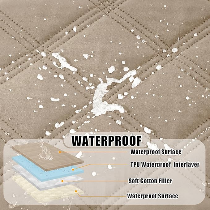 Smiry Waterproof Dog Bed Cover Blanket 40x80, Soft Reversible Pet Blanket - Image 2