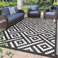 GENIMO Outdoor Rug for Patio Clearance, Reversible Plastic Camping Rugs by GENIMO