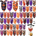 Abbylike 50 Pcs Halloween Dog Bandanas Bulk Pumpkin Bandanas by Abbylike