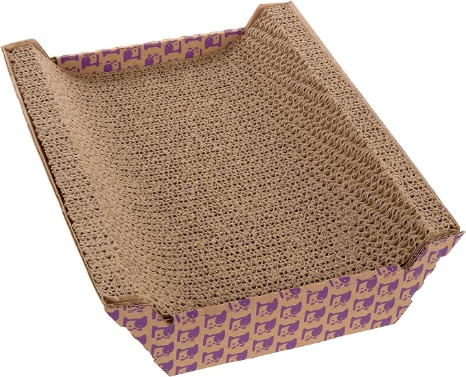 SmartyKat Super Scratcher Chaise Corrugated Cat Scratcher, Catnip Infusion by SmartyKat