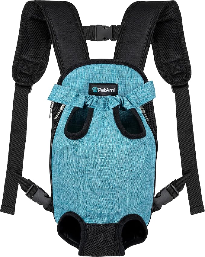 PetAmi Dog Carrier Backpack, Adjustable Pet Cat Front Carrier Backpack by PetAmi