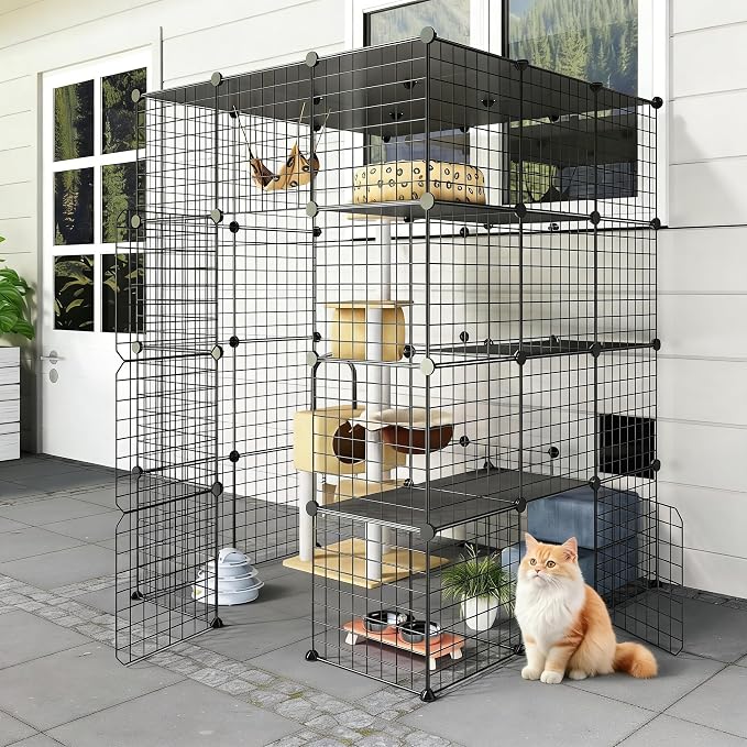 Oneluck 55 Inch Catio Outdoor Cat Enclosure - Image 9
