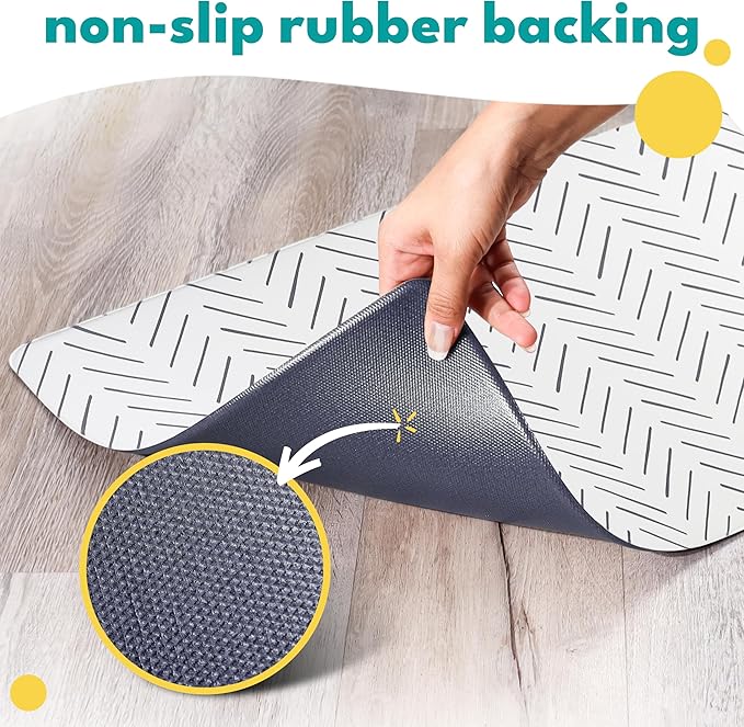 NALALAS Dog Mat for Food and Water, Cat Feeding Mat | Waterproof Dog Bowl Mat | - Image 3