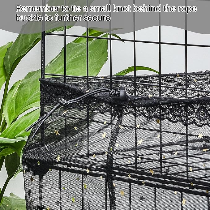 Shappy Large Bird Cage Birdcage Nylon Mesh Net Cover Seed Feather Catcher - Image 5