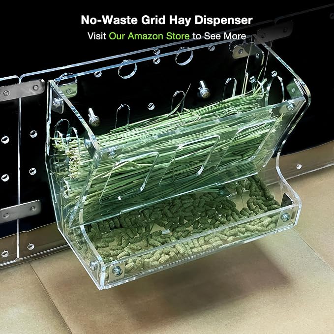 GuineaLoft™ 2-in-1 Hay & Food Feeder - Image 3