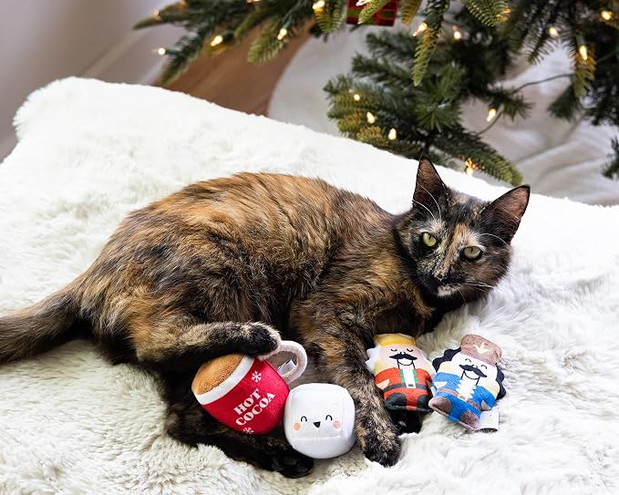 Pearhead Holiday Nutcrackers Cat Toy Set, Christmas Pet Owner Gift, Interactive - Image 10