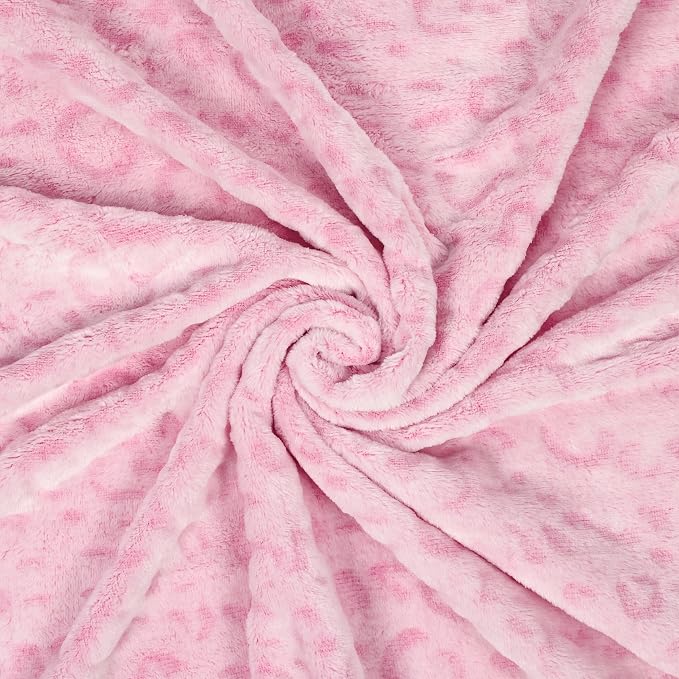 Bnuitland Leopard Print Fleece Flannel Throw Blanket - Image 6