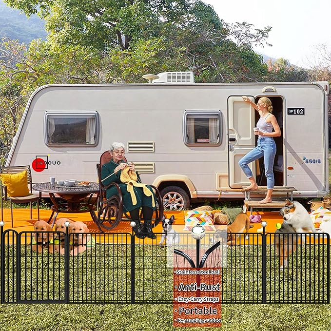 Portable Dog Crates, Indoor/Outdoor, Easy-Carry Straps, 2 Add-On Panels - Image 4