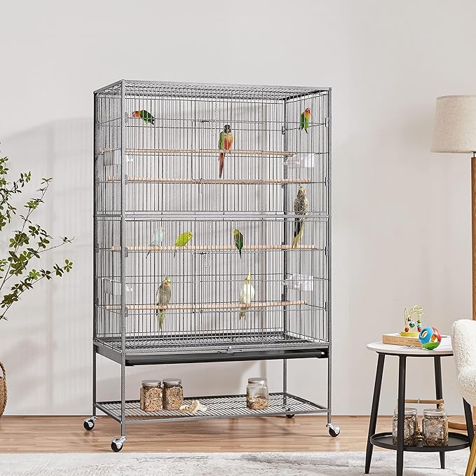 Topeakmart X-Large Parrot Cage Bird Cage - Image 2