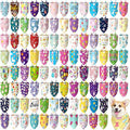 100 Pcs Easter Dog Bandanas Bulk Pet Bibs Colorful Triangle Scarf Pet Bandanas by Huhumy