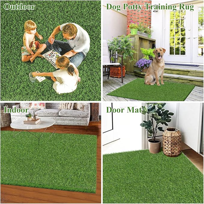 Bsmathom Artificial Grass Rug Indoor Outdoor Rug, Professional Dog Potty - Image 8
