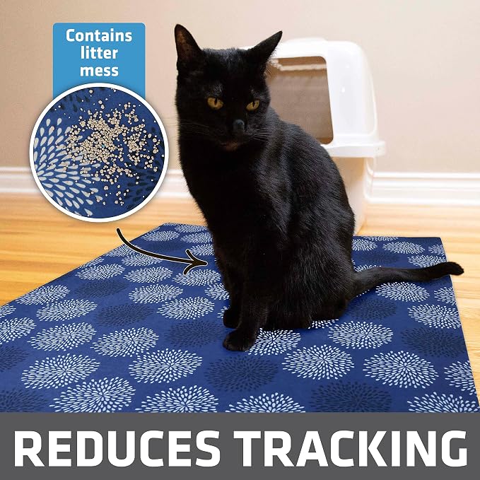 Drymate Cat Litter Box Mat, Litter Trapping Mat, Waterproof, Urine-Proof - Image 2