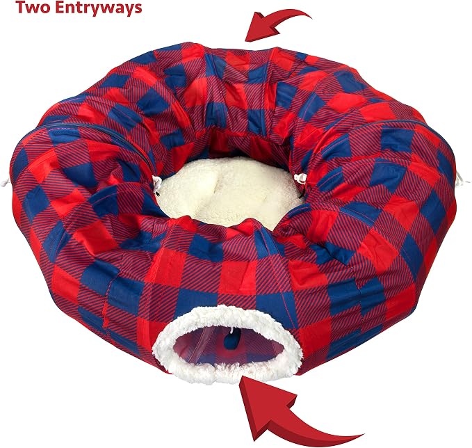 Plaid Tunnel Bed - Image 7