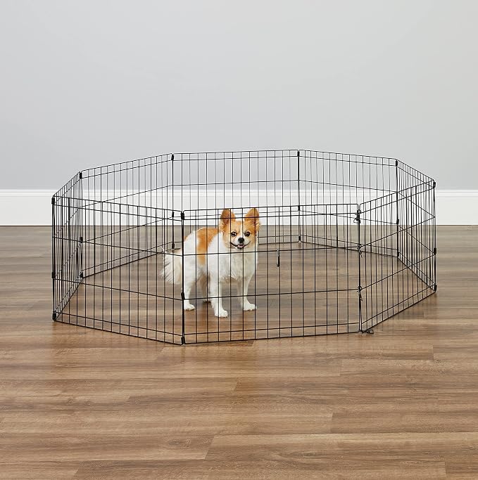 MidWest Homes for Pets Folding Metal Puppy / Dog Exercise Pen, Indoor/Outdoor - Image 3