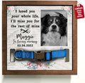 Customized Pet Keepsake Frame Dead Pet Xmas Memorial Dog Remembrance Frame by Bfigift