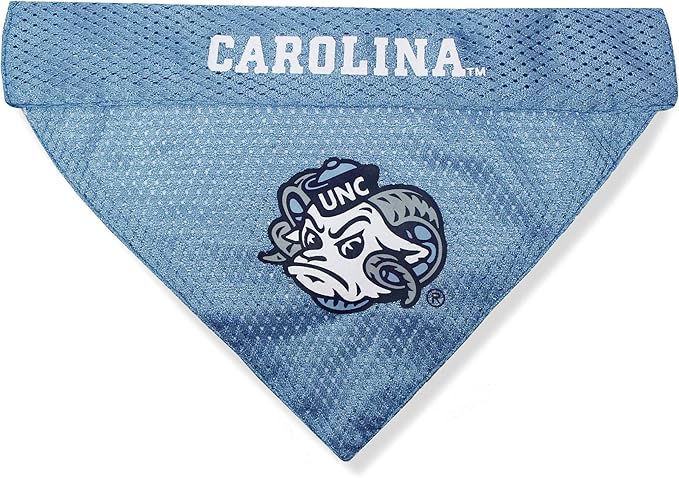 Pets First NCAA Reversible Bandana. North Carolina Tar Heels Sports Fan Pet by PETSFIRST