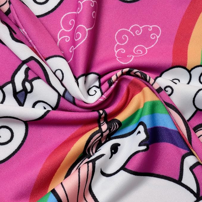 Girl Unicorn Leggings Kid Rainbow Print Legging Tights Trousers Slim Long Pants - Image 5