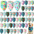 Weewooday 50 Pcs Hawaiian Dog Bandanas Bulk by Weewooday