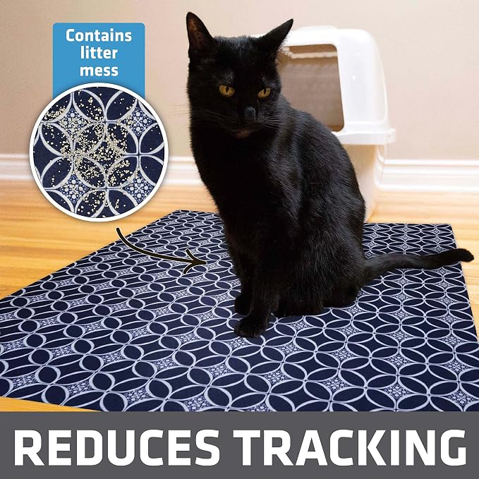 Drymate Cat Litter Box Mat, Litter Trapping Mat, Waterproof, Urine-Proof - Image 2