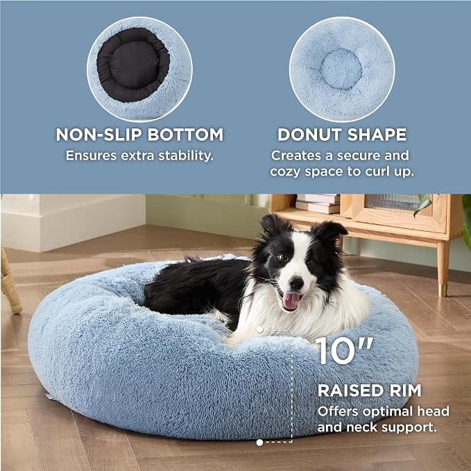 Bedsure Calming Dog Bed for Large Dogs - Image 3