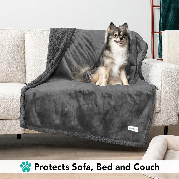 PetAmi Dog Blanket for Small Medium Dogs, Pet Bed Blanket Cat Puppy Kitten - Image 3